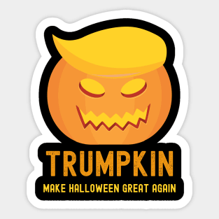 Trumpkin Make Halloween Great Again Sticker